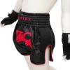 Fairtex Kids Muay Thai Shorts Midnight Bsk2104 Black Red 1 Fairtex Kids Muay Thai Shorts Midnight BSK2104 - Black/Red in Black/Red — logo close‑up
