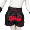 Fairtex Kids Muay Thai Shorts Midnight Bsk2104 Black Red 2 Fairtex Kids Muay Thai Shorts Midnight BSK2104 - Black/Red in Black/Red — detail shot