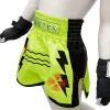 Fairtex Kids Muay Thai Shorts Sonar Bsk2105 Green Black 1 Fairtex Kids Muay Thai Shorts Sonar BSK2105 - Green/Black in Green/Black — sleeve detail