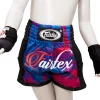 Fairtex Kids Muay Thai Shorts Summer Bsk2102 Blue Pink 2 Fairtex Kids Muay Thai Shorts Summer BSK2102 - Blue/Pink in Blue/Pink — side profile