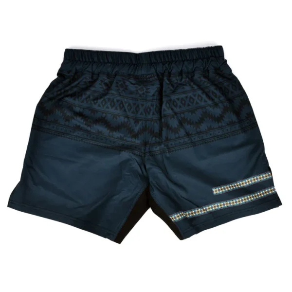 Fairtex Mma Board Shorts Blackfeet Ab17 Navy Black 2 Fairtex MMA Board Shorts Blackfeet AB17 - Navy/Black in Navy/Black — side profile