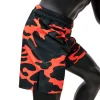 Fairtex MMA Board Shorts Mellow AB16 - Black/Red in Black/Red — rear print