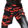 Fairtex MMA Board Shorts Mellow AB16 - Black/Red in Black/Red — sleeve detail