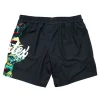 Fairtex MMA Board Shorts Wild AB13 - Black in Black — studio shot