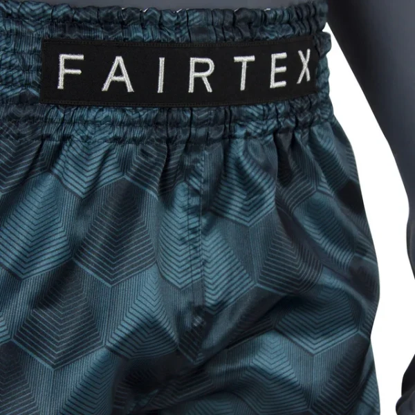 Fairtex Stealth Muay Thai Shorts - Blue in Blue — front view