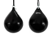 Fairtex Water Filled Heavy Bag HB16 - Black in Black — detail shot