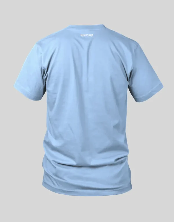 Mfs Kids Muay Thai Essential T Shirt Baby Blue 1 MFS Kids Muay Thai Essential T-Shirt - Baby Blue in Baby Blue — side profile