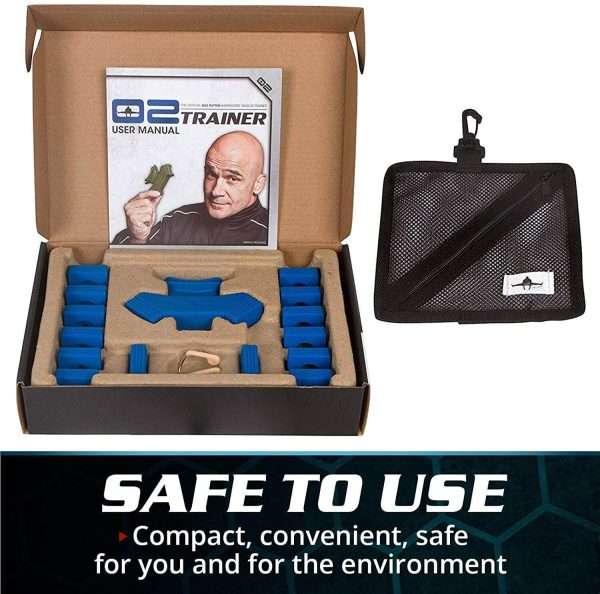 o2 Trainer Bas Rutten - Blue in Blue — waistband detail