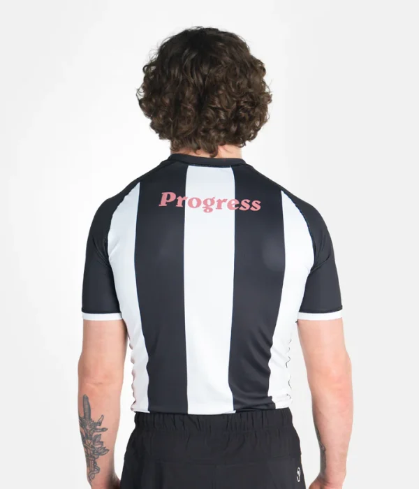 Progress Ranked Rash Guard 2025 - Black in Black — front angle