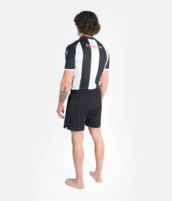 Progress Ranked Rash Guard 2025 - Black in Black — folded layout