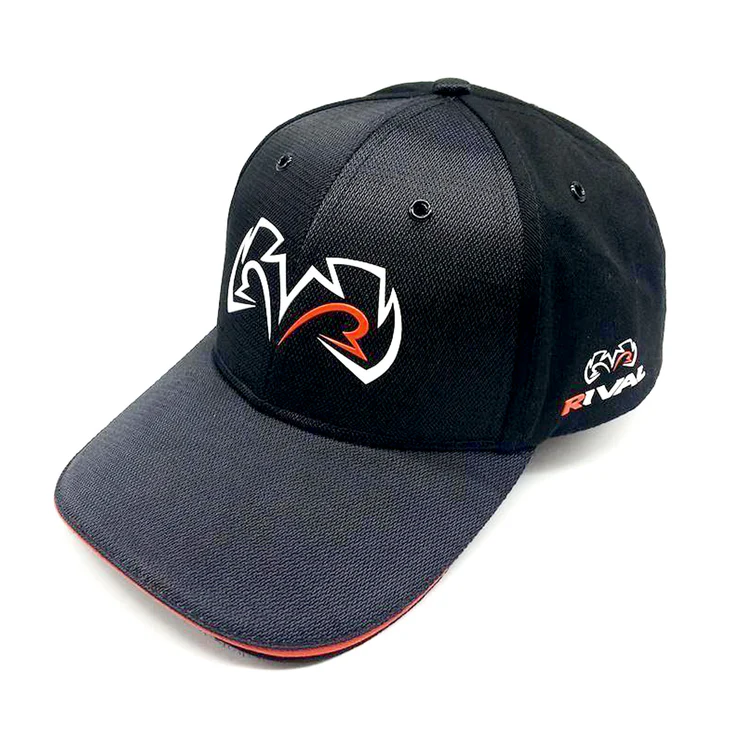 Rival Corpo Cap Cotton Polyweave in Black/Orange - product image