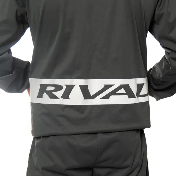 Rival Flexdrip Lite Sauna Suit Grey 2 Rival Flexdrip Lite Sauna Suit - Grey in Grey — three‑quarter angle