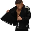 Tatami Kids Nova Absolute BJJ Gi - Black in Black — rear print