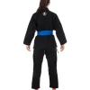 Tatami Ladies Nova Absolute BJJ Gi - Black in Black — folded layout