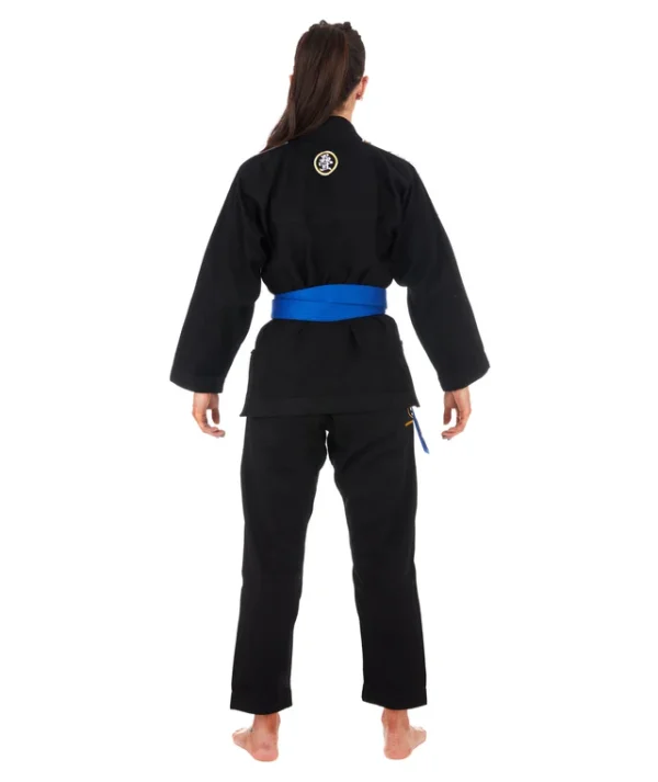 Tatami Ladies Nova Absolute BJJ Gi - Black in Black — folded layout