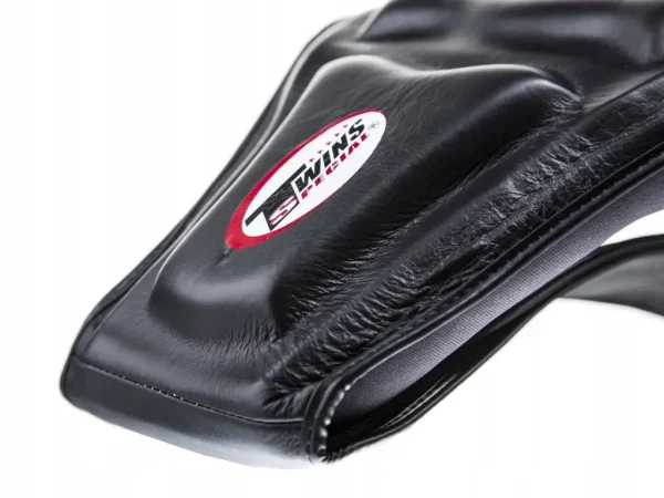 Twins Special Leather Belly Pad Bepl3 Black 1 Twins Special Leather Belly Pad BEPL3 - Black in Black — folded layout