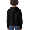 Black Back Rashtag Kids Autism Aware Hoodie - Black in Black — side profile