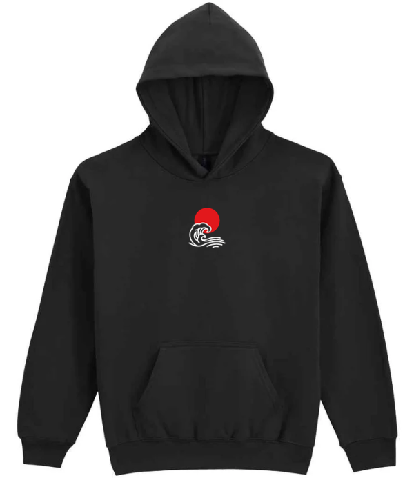 Rashtag Kids Tidal Hoodie Rashtag Kids Tidal Hoodie in Black - product image