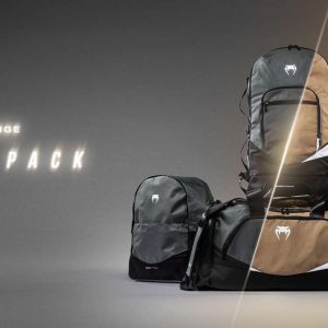 An Image showcasing a variety of Venum brand bags and backpacks