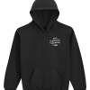 Rashtag Kids Anti Takedown Takedown Club Hoodie - Black in Black — sleeve detail