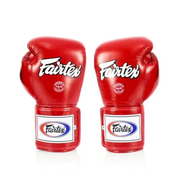 Fairtex Boxing Glove BGV5 - Red in Red — Front detail