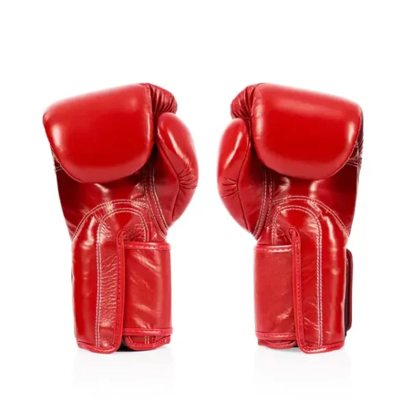 Fairtex Boxing Glove BGV5 - Red in Red — logo close‑up