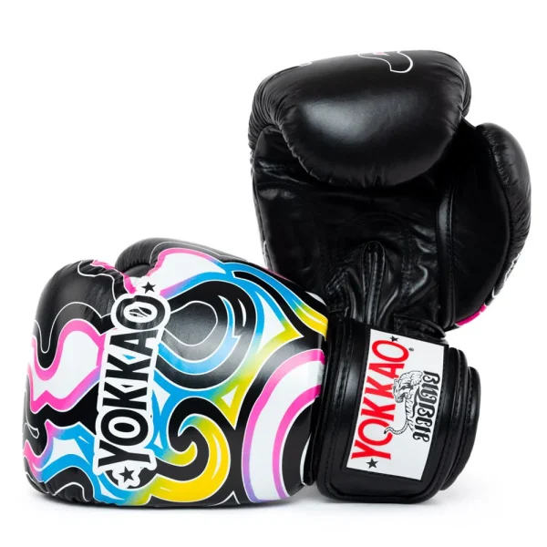 Yokkao Flames Boxing Gloves Yokkao Flames Boxing Gloves in Black/Multicolour - product image