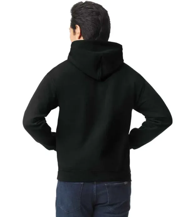 Mfs Classic Muay Thai Hoodie Black 1 MFS Classic Muay Thai Hoodie - Black in Black — logo close‑up