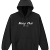 MFS Heart Of A Fighter Hoodie - Black in Black — front view