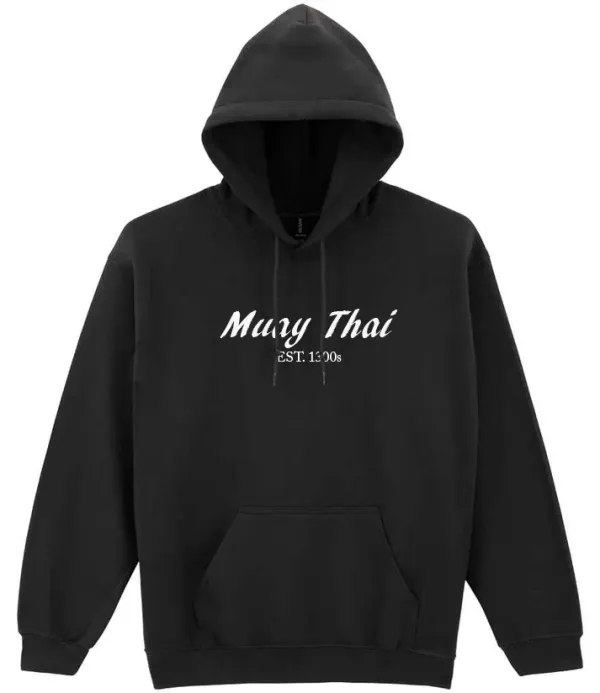 MFS Heart Of A Fighter Hoodie - Black in Black — front view