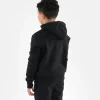 Progress Kids Hoodie Black 1 Progress Kids Hoodie - Black in Black — rear print