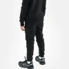 Progress Kids Joggers - Black in Black — front angle