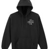 Rashtag Anti Takedown Takedown Club Hoodie - Black in Black — detail shot