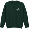 Rashtag Anti-Takedown Takedown Club Kids Sweatshirt - Green in Green — studio shot