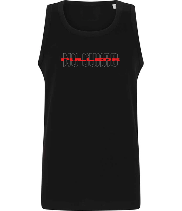 Rashtag Kids No Guard Pullers Vest - Black in Black — back view