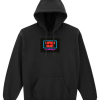 Rashtag Open Mat Hoodie Black 1 Rashtag Open Mat Hoodie - Black in Black — front angle