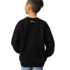 Rashtag Straight Outta Guard Kids Sweatshirt Black 1 An image of the back of a rashtag kids sweatshirt