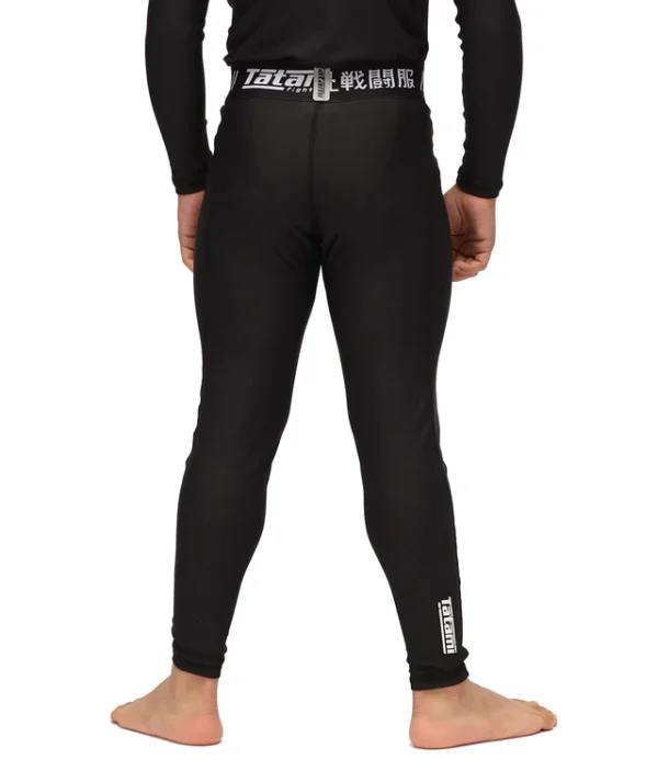 Tatami Nova Kids Spats - Black in Black — on‑body look