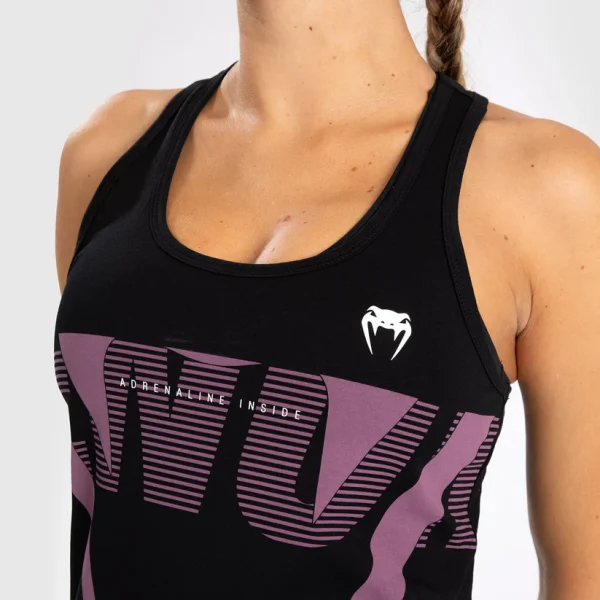 Venum Adrenaline Womens Tank Top - Black/Purple in Black/Purple — studio shot