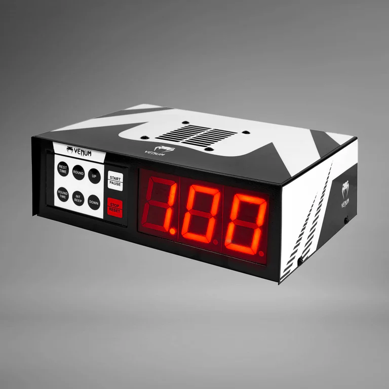 A Timer in gyms for measuring rounds.