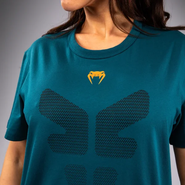 Venum Tactical XT Womens T-shirt - Green in Green — three‑quarter angle