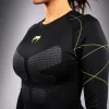 Venum Training Camp 4 0 Womens Long Sleeve Rashguard Black 4 Venum Training Camp 4.0 Women's Long Sleeve Rashguard - Black in Black — back view