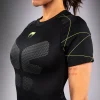 Venum Training Camp 4 0 Womens Short Sleeve Rashguard Black 4 Venum Training Camp 4.0 Women's Short Sleeve Rashguard - Black in Black — rear print