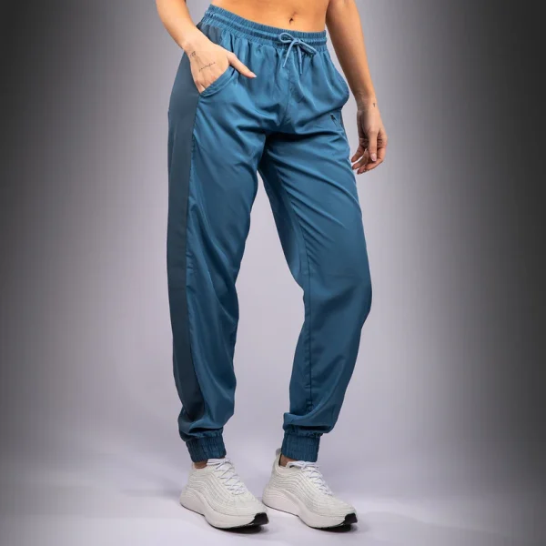 Venum Womens Laser 3 0 Joggers Blue 3 Venum Womens Laser 3.0 Joggers - Blue in Blue — on‑body look