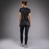 Venum Womens Tiger Dry Fit T-shirt - Black in Black — waistband detail