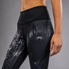 Venum Women's Tiger Leggings - Black/Silver in Black/Silver — side profile