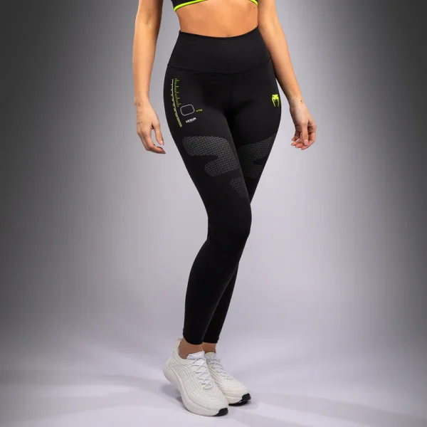 Venum Womens Training Camp 4 0 Leggings Black 3 Venum Women's Training Camp 4.0 Leggings - Black in Black — side profile