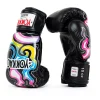 Yokkao Flames Boxing Gloves Black Multicolour 1 Yokkao Flames Boxing Gloves - Black/Multicolour in Black/Multicolour — back view
