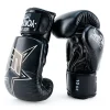 Yokkao Institution Boxing Gloves - Black in Black — flat lay