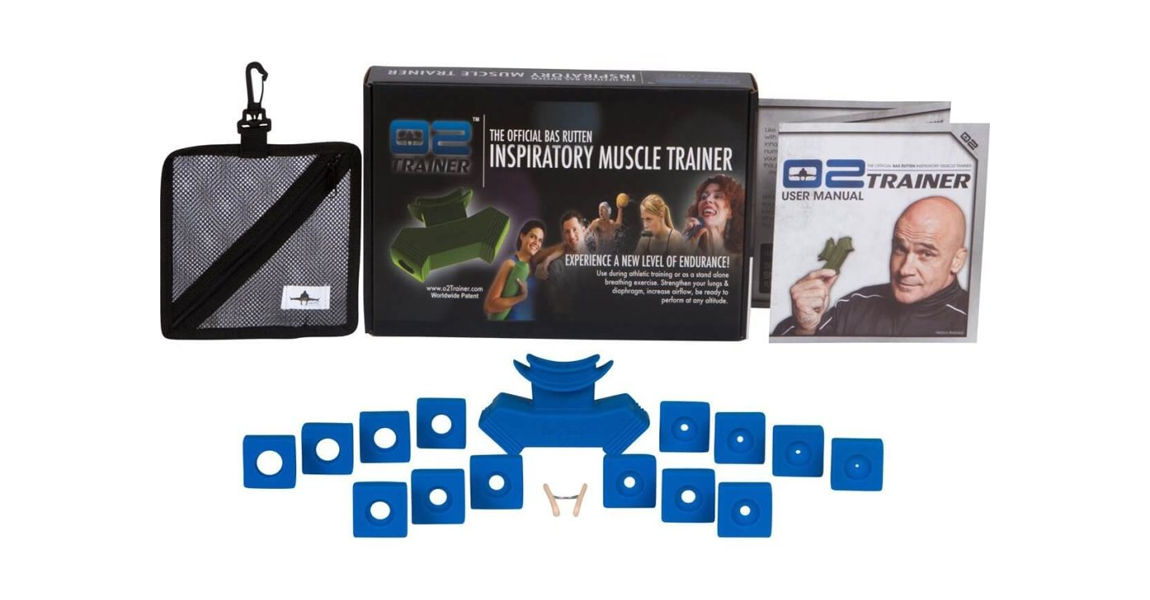 Bas Rutten O2 Trainer respiratory training device for improved breathing and endurance. Overall Restiance Training
